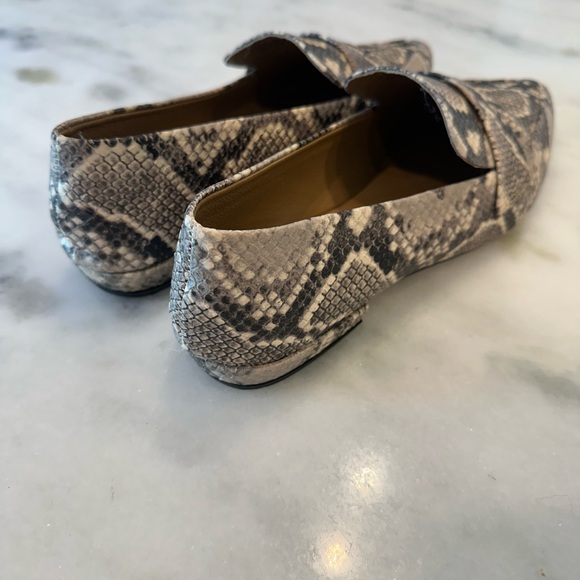 Steven Snakeskin Leather Women's Loafers - Picture 6 of 7